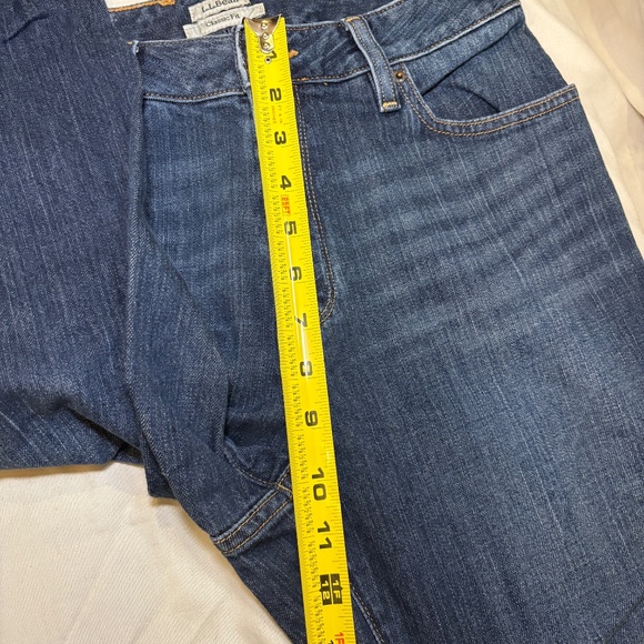 L. L. BEAN Jeans Favorite Fit Women 6R Blue Denim Outdoor RN#71341 - Picture 8 of 13